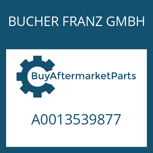 BUCHER FRANZ GMBH A0013539877 - SHIM