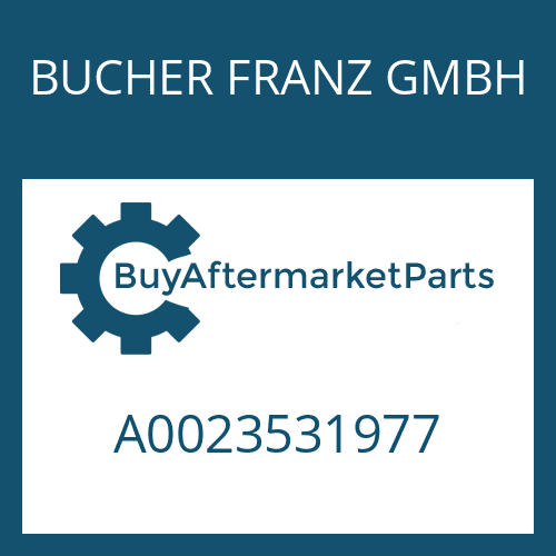 BUCHER FRANZ GMBH A0023531977 - SHIM