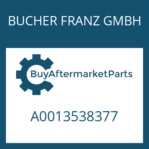 BUCHER FRANZ GMBH A0013538377 - SHIM