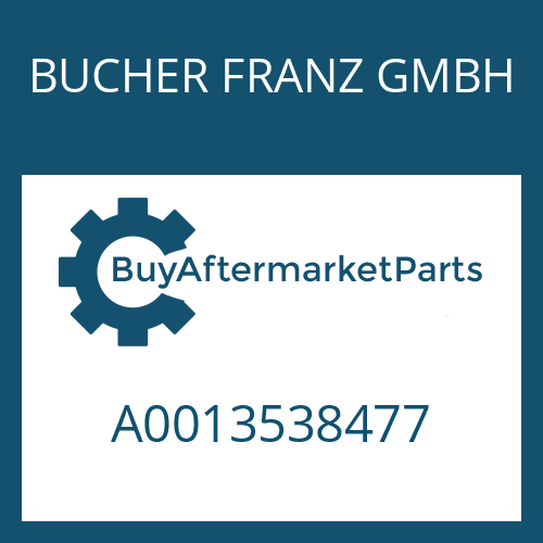 BUCHER FRANZ GMBH A0013538477 - SHIM