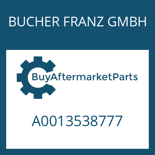 BUCHER FRANZ GMBH A0013538777 - SHIM