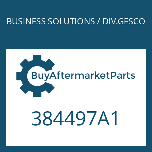BUSINESS SOLUTIONS / DIV.GESCO 384497A1 - WASHER