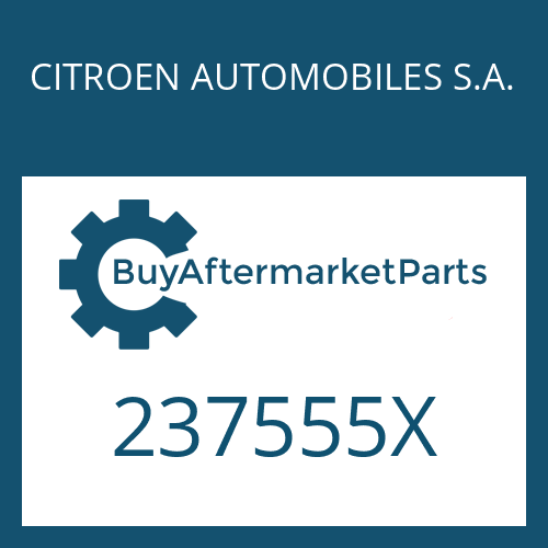 CITROEN AUTOMOBILES S.A. 237555X - SHIM RING