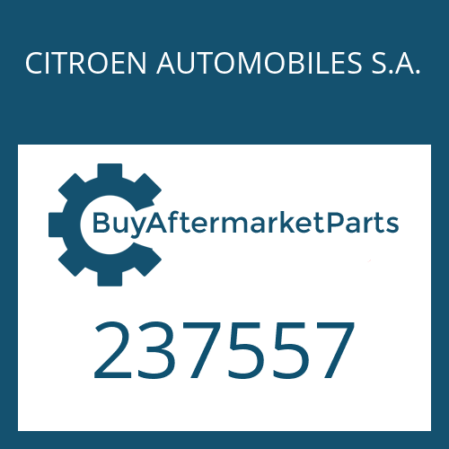 CITROEN AUTOMOBILES S.A. 237557 - SHIM RING