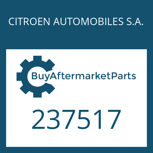 CITROEN AUTOMOBILES S.A. 237517 - SHIM PLATE