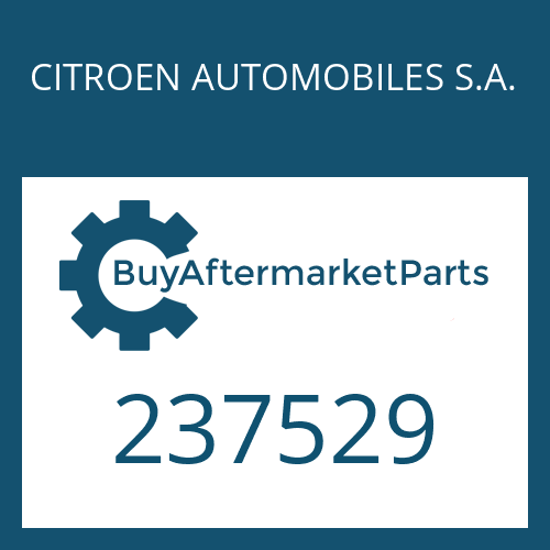 CITROEN AUTOMOBILES S.A. 237529 - SHIM PLATE