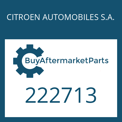 CITROEN AUTOMOBILES S.A. 222713 - WASHER