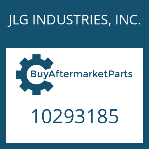 JLG INDUSTRIES, INC. 10293185 - WASHER