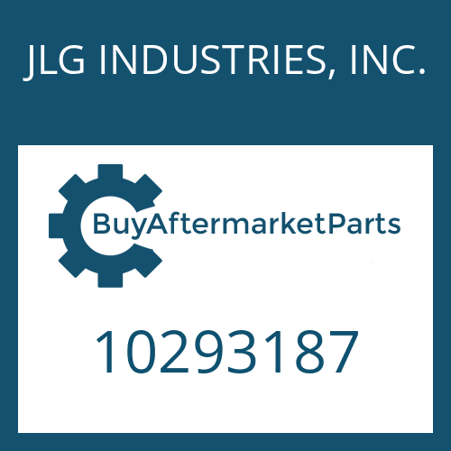 JLG INDUSTRIES, INC. 10293187 - WASHER