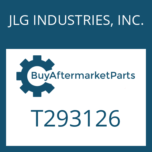 JLG INDUSTRIES, INC. T293126 - RING