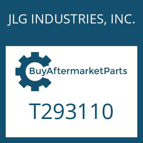 JLG INDUSTRIES, INC. T293110 - RING