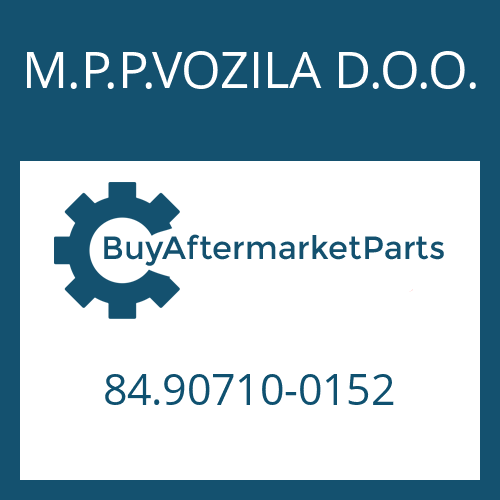 M.P.P.VOZILA D.O.O. 84.90710-0152 - WASHER