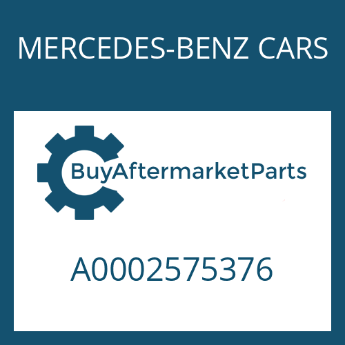 MERCEDES-BENZ CARS A0002575376 - WASHER