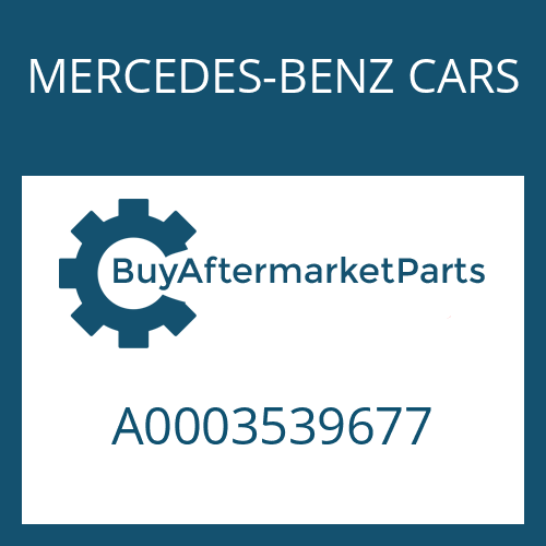 MERCEDES-BENZ CARS A0003539677 - WASHER