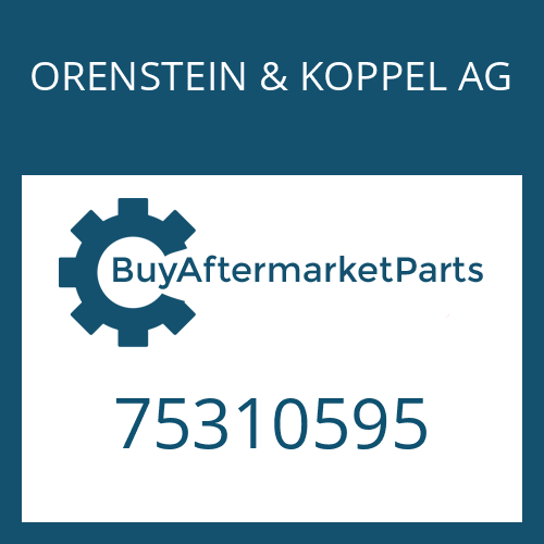 ORENSTEIN & KOPPEL AG 75310595 - SNAP RING