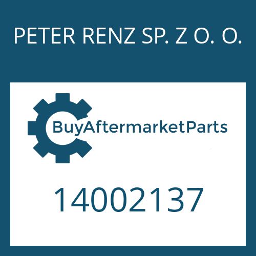 PETER RENZ SP. Z O. O. 14002137 - RING