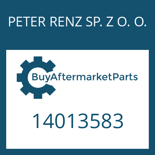 PETER RENZ SP. Z O. O. 14013583 - SHIM