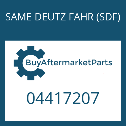 SAME DEUTZ FAHR (SDF) 04417207 - WASHER