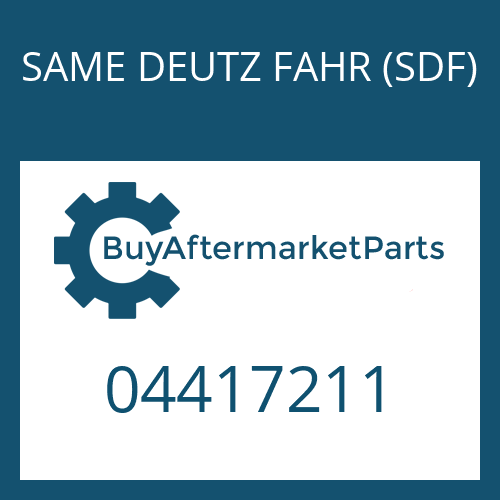 SAME DEUTZ FAHR (SDF) 04417211 - WASHER