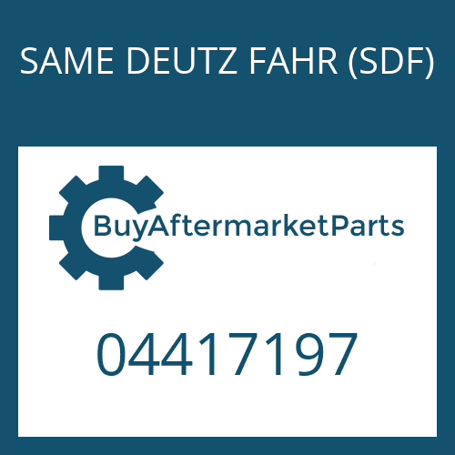 SAME DEUTZ FAHR (SDF) 04417197 - WASHER