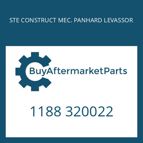 STE CONSTRUCT MEC. PANHARD LEVASSOR 1188 320022 - SHIM