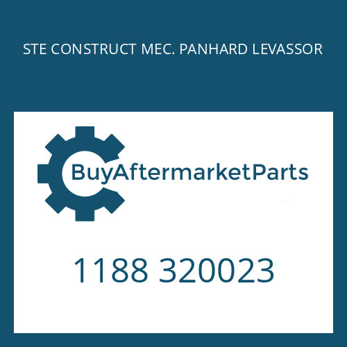 STE CONSTRUCT MEC. PANHARD LEVASSOR 1188 320023 - SHIM