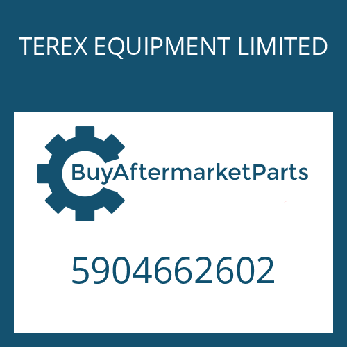 TEREX EQUIPMENT LIMITED 5904662602 - COVER