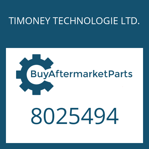 TIMONEY TECHNOLOGIE LTD. 8025494 - THRUST WASHER