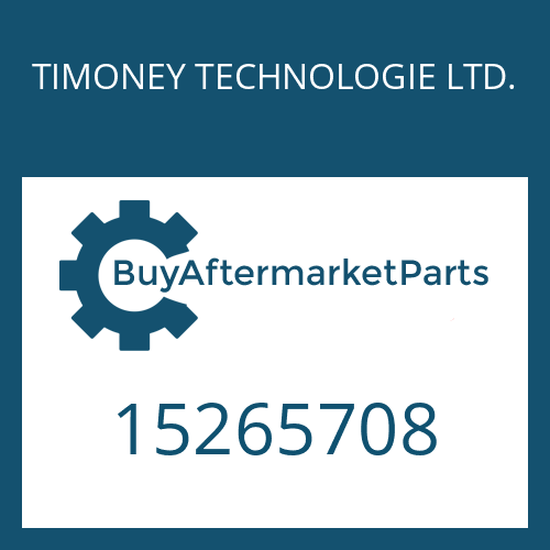 TIMONEY TECHNOLOGIE LTD. 15265708 - THRUST WASHER