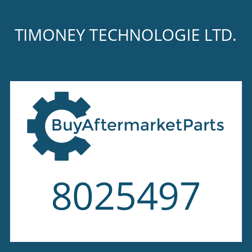 TIMONEY TECHNOLOGIE LTD. 8025497 - THRUST WASHER