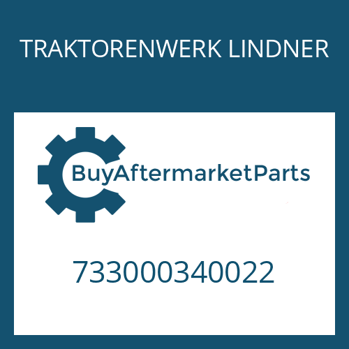 TRAKTORENWERK LINDNER 733000340022 - DISC