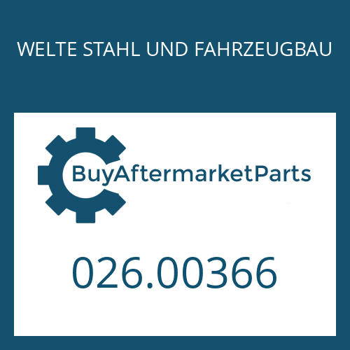 WELTE STAHL UND FAHRZEUGBAU 026.00366 - TENSION SPRING