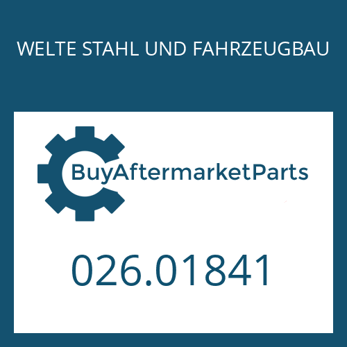 WELTE STAHL UND FAHRZEUGBAU 026.01841 - STRAP