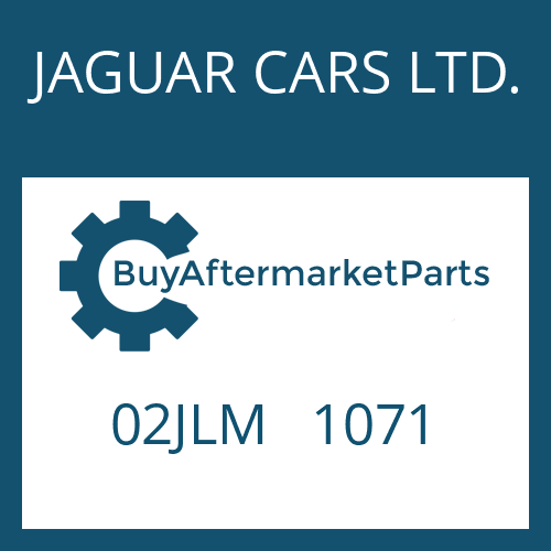 JAGUAR CARS LTD. 02JLM 1071 - ROUND SEALING RING