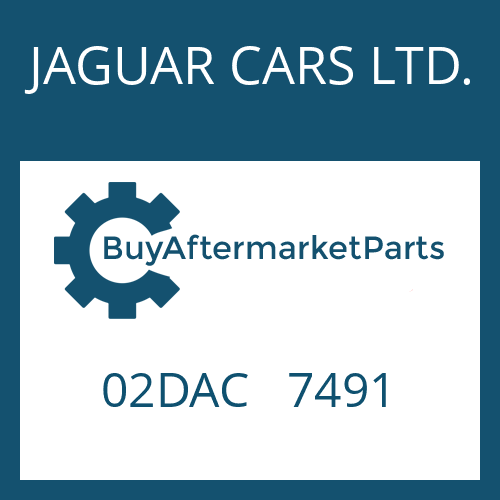 JAGUAR CARS LTD. 02DAC 7491 - CONTROL UNIT