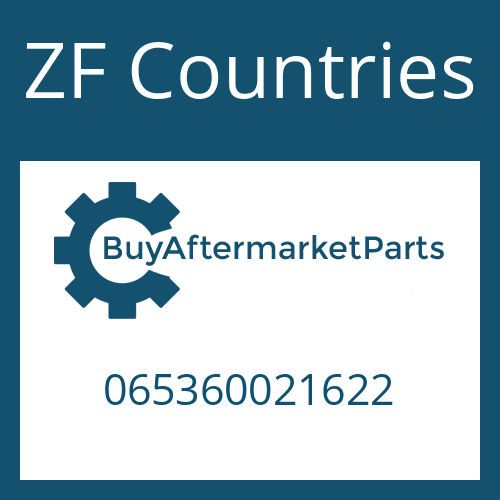 ZF Countries 065360021622 - TIE ROD