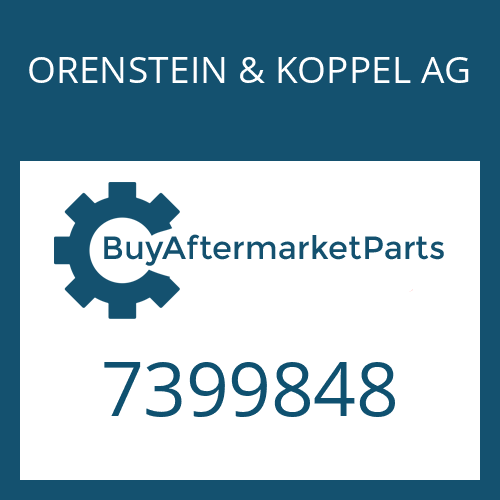 ORENSTEIN & KOPPEL AG 7399848 - PRESSURE SWITCH