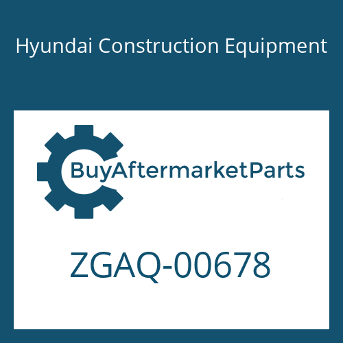 Hyundai Construction Equipment ZGAQ-00678 - PIPE-HOSE