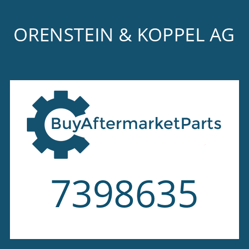 ORENSTEIN & KOPPEL AG 7398635 - TENSION SPRING