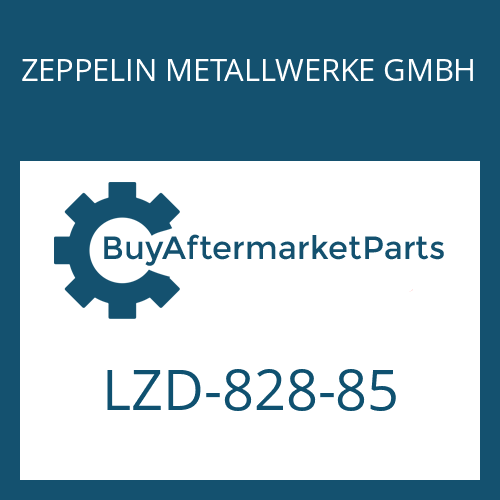 ZEPPELIN METALLWERKE GMBH LZD-828-85 - ANHAENGESCHILD
