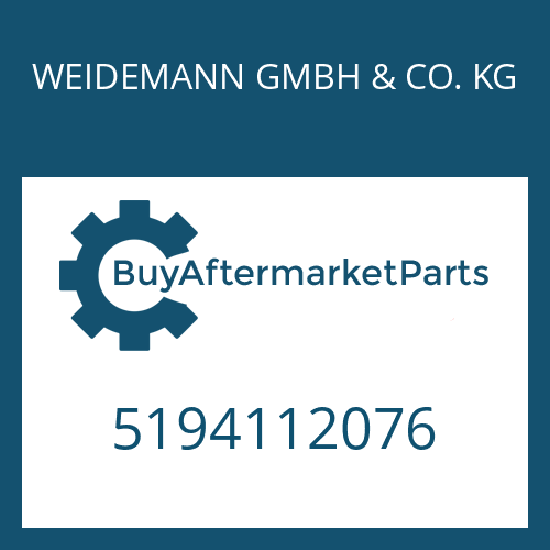 WEIDEMANN GMBH & CO. KG 5194112076 - COMPRESSION SPRING