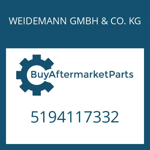 WEIDEMANN GMBH & CO. KG 5194117332 - BUSH