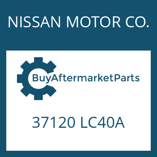 NISSAN MOTOR CO. 37120 LC40A - FIT BOLT