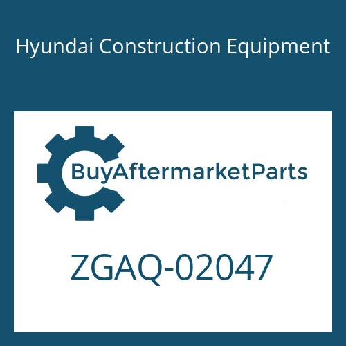 Hyundai Construction Equipment ZGAQ-02047 - RING-RETAINER