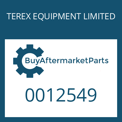 TEREX EQUIPMENT LIMITED 0012549 - RETAINING RING