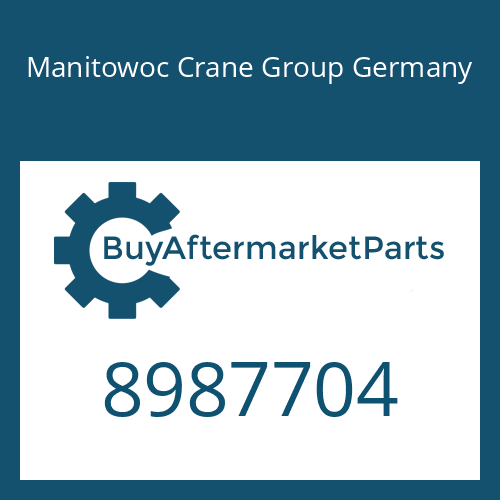 Manitowoc Crane Group Germany 8987704 - RETAINING RING