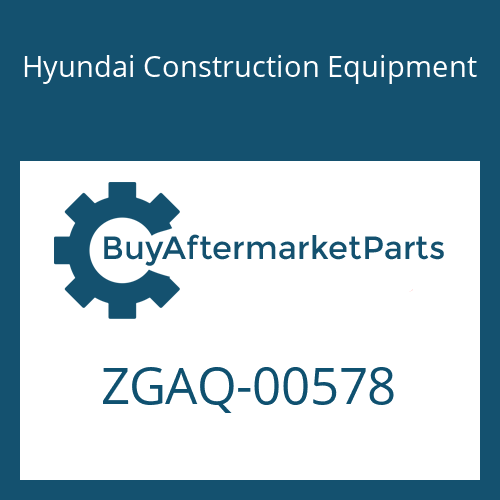 Hyundai Construction Equipment ZGAQ-00578 - RING-V