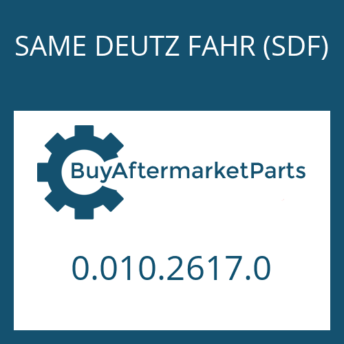 SAME DEUTZ FAHR (SDF) 0.010.2617.0 - SLOT. PIN