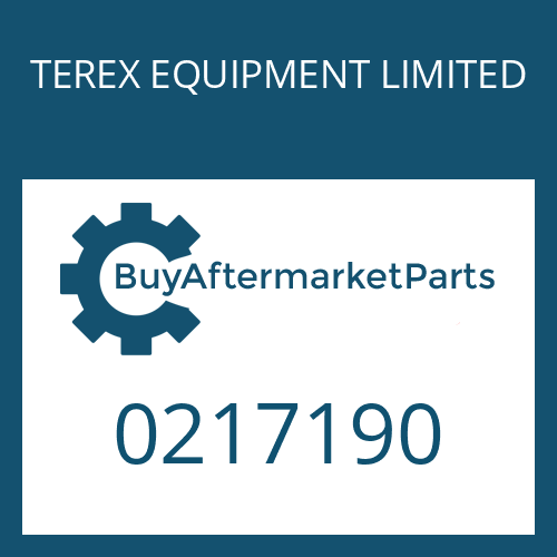 TEREX EQUIPMENT LIMITED 0217190 - SLOT.PIN