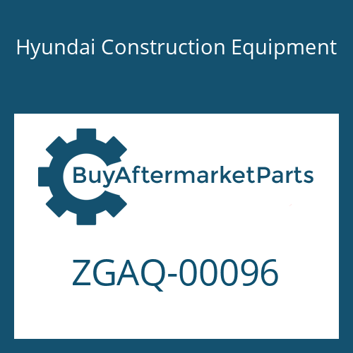Hyundai Construction Equipment ZGAQ-00096 - PLUG for Heavy Equipment